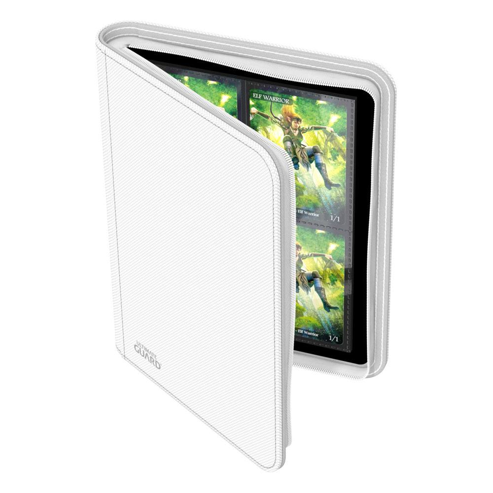 Ultimate Guard Zipfolio 160 - 8-Pocket Xenoskin White - Amuzzi