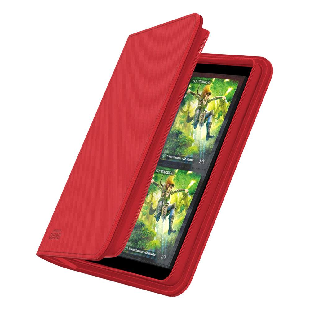 Ultimate Guard Zipfolio 160 - 8-Pocket Xenoskin Red - Amuzzi