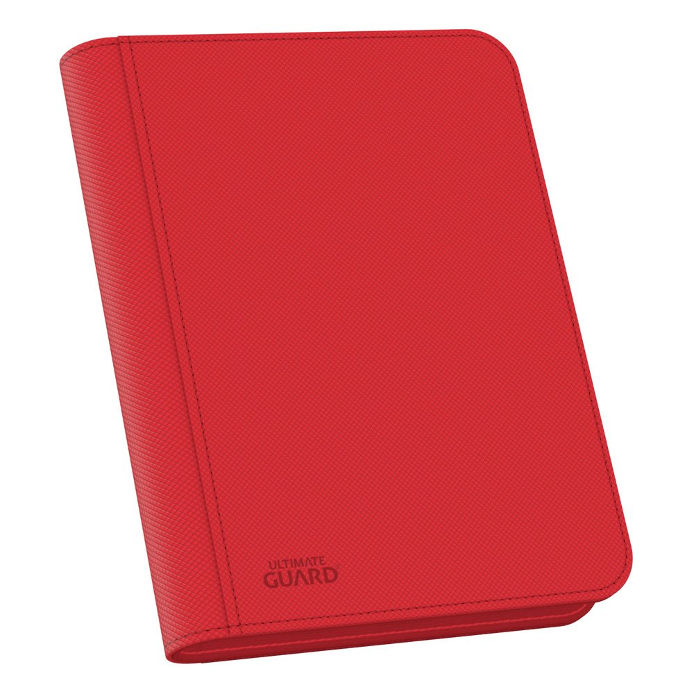 Ultimate Guard Zipfolio 160 - 8-Pocket Xenoskin Red - Amuzzi