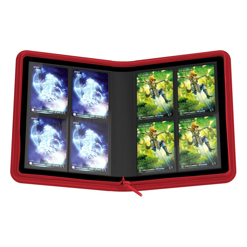 Ultimate Guard Zipfolio 160 8-Pocket Xenoskin - Red 4260250077276