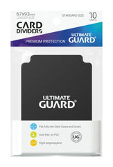 Ultimate Guard Card Dividers Standard Size Black (10) - Amuzzi