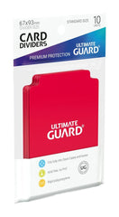 Ultimate Guard Card Dividers Standard Size Red (10) - Amuzzi