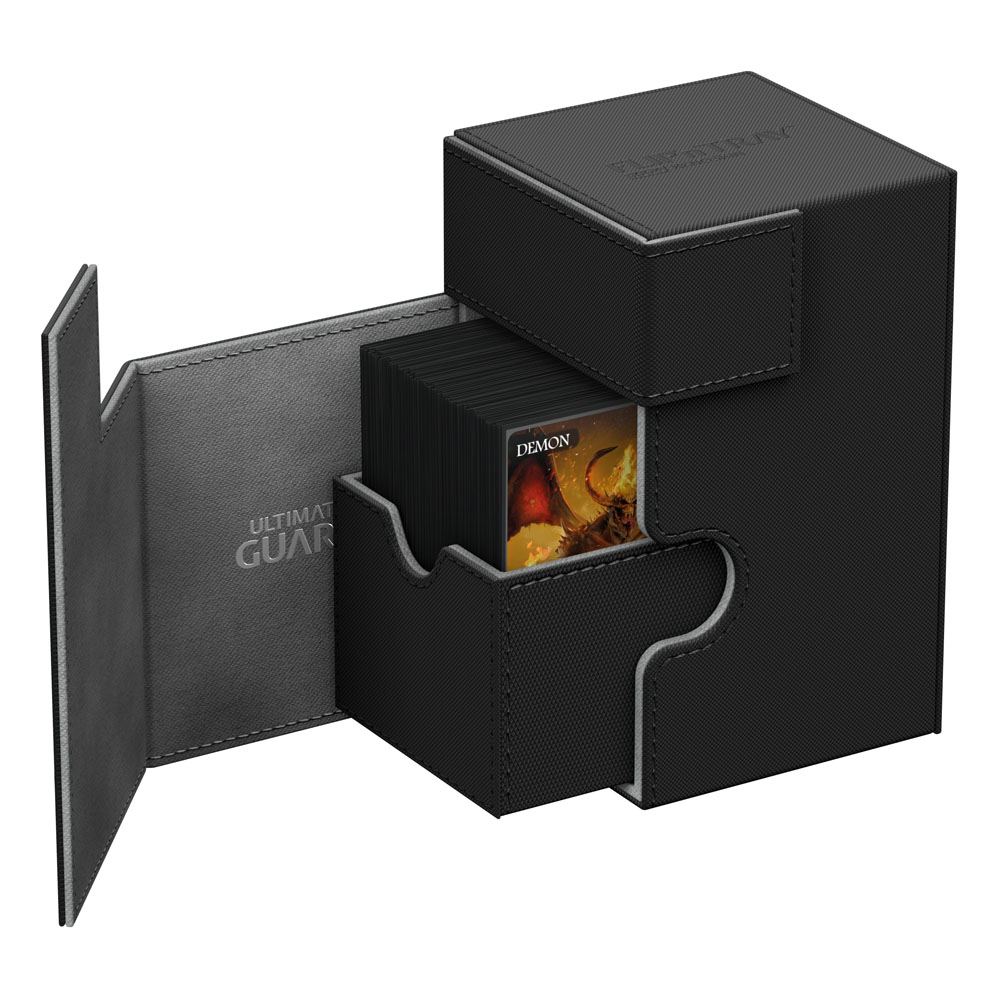 Ultimate Guard Flip´n´Tray  Deck Case 100+ Standard Size XenoSkin Black 4260250078044