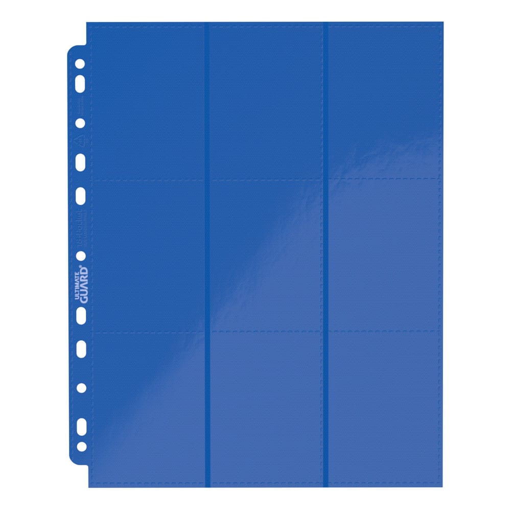 Ultimate Guard 18-Pocket Pages Side-Loading (10) - Blue 4260250078389