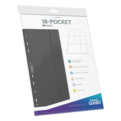 Ultimate Guard 18-Pocket Pages Side-Loading (10) - Grey 4260250078440