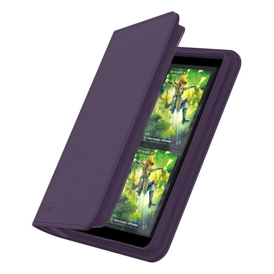 Ultimate Guard Zipfolio 160 - 8-Pocket Xenoskin Purple - Amuzzi