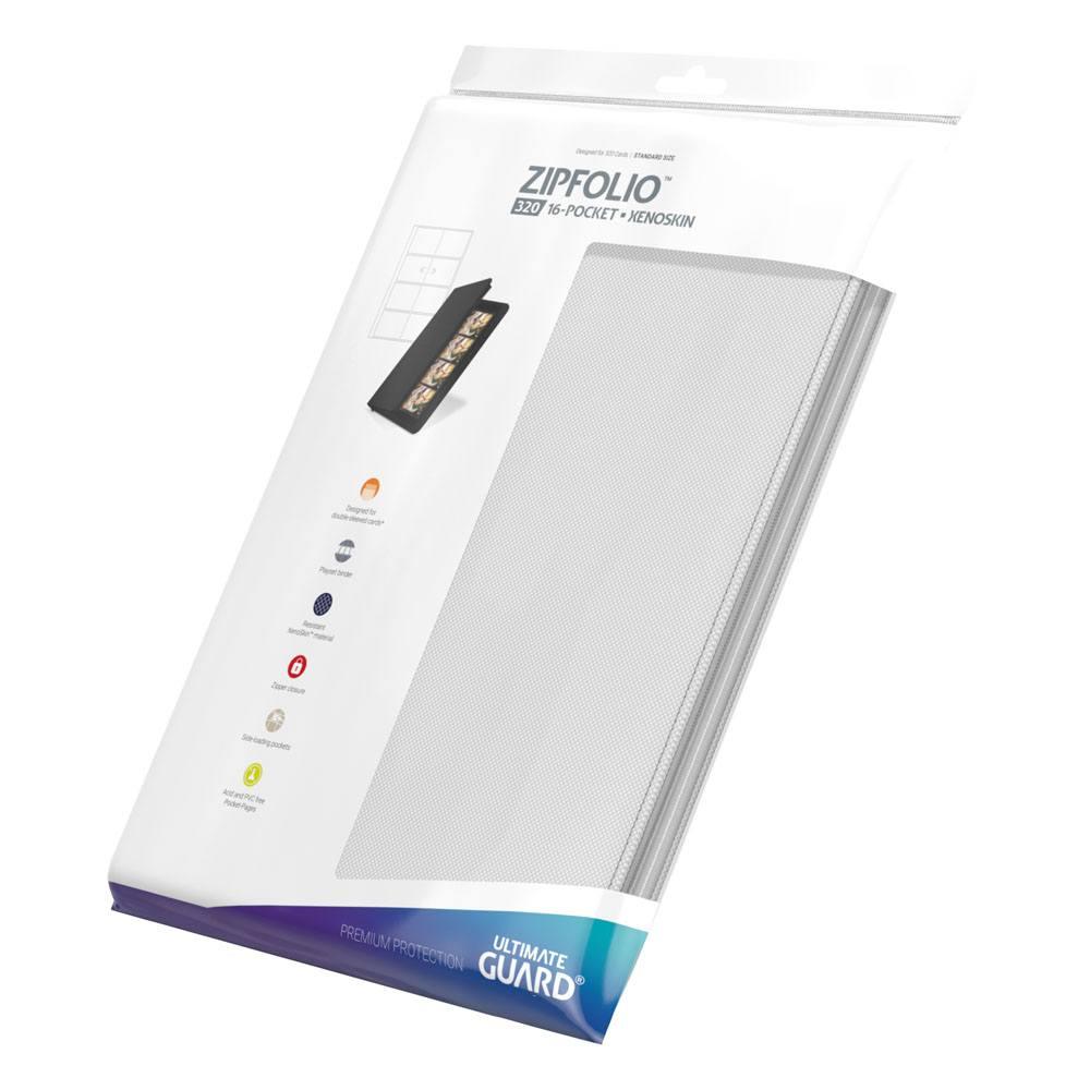Ultimate Guard Zipfolio 320 - 16-Pocket XenoSkin White 4260250078655