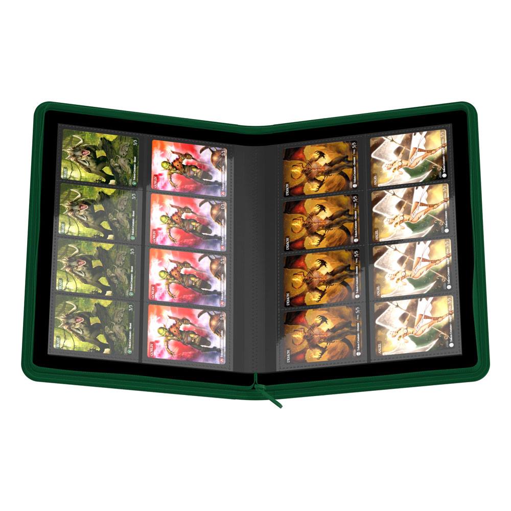 Ultimate Guard Zipfolio 320 16-Pocket Xenoskin - Green 4260250078686