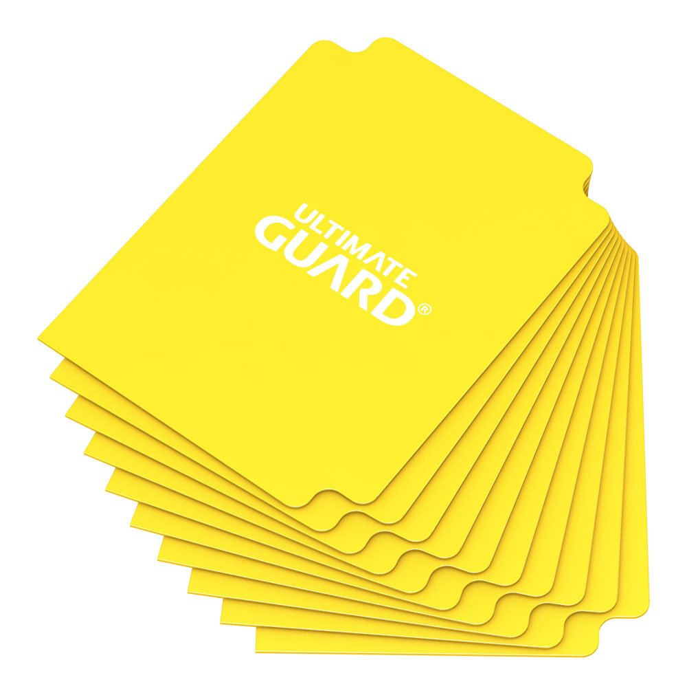 Ultimate Guard Card Dividers Standard Size Yellow (10) - Amuzzi