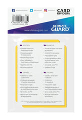 Ultimate Guard Card Dividers Standard Size Yellow (10) - Amuzzi