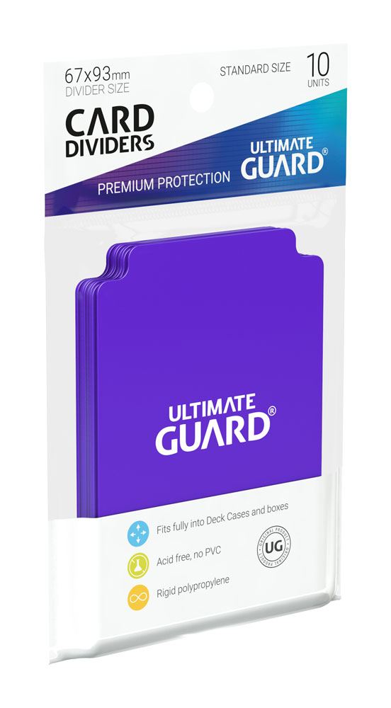 Ultimate Guard Card Dividers Standard Size Purple (10) - Amuzzi