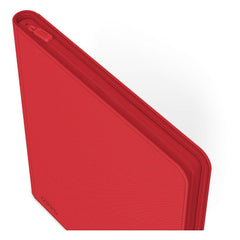 Ultimate Guard Zipfolio 480 - 24-Pocket Xenoskin (Quadrow) - Red - Amuzzi