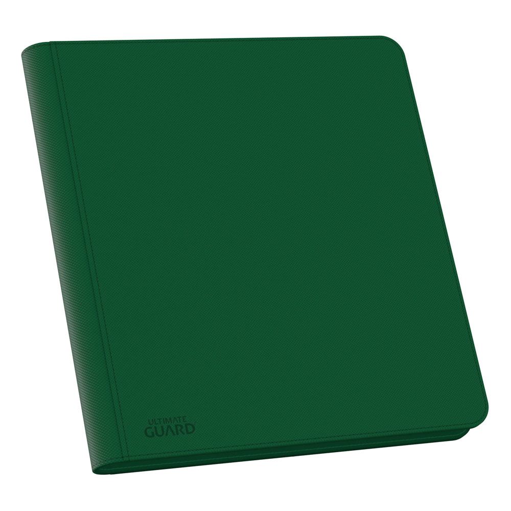 Ultimate Guard Zipfolio 480 - 24-Pocket Xenoskin (Quadrow) - Green - Amuzzi