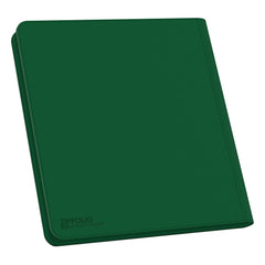 Ultimate Guard Zipfolio 480 - 24-Pocket Xenoskin (Quadrow) - Green - Amuzzi