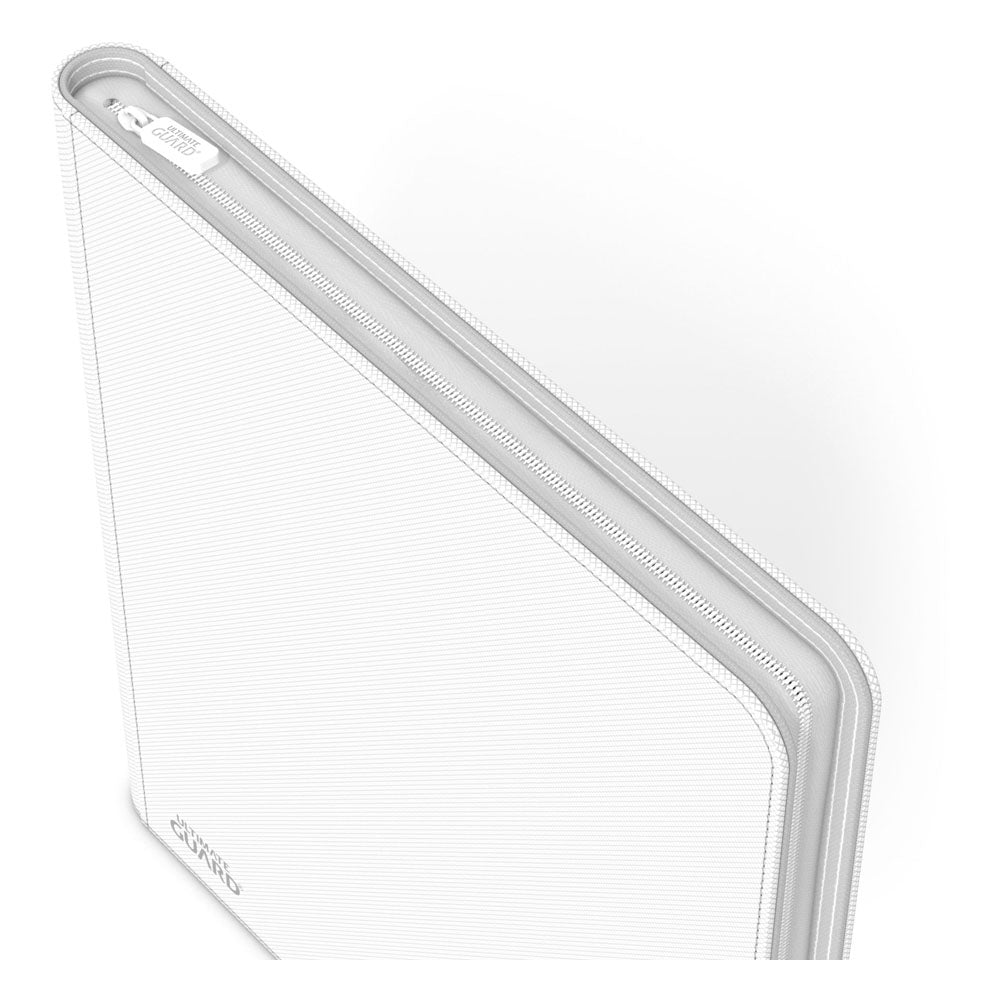 Ultimate Guard Zipfolio 480 - 24-Pocket Xenoskin (Quadrow) - White - Amuzzi