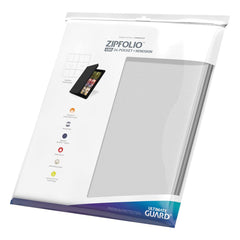 Ultimate Guard Zipfolio 480  24-Pocket Xenoskin - White 4056133000758