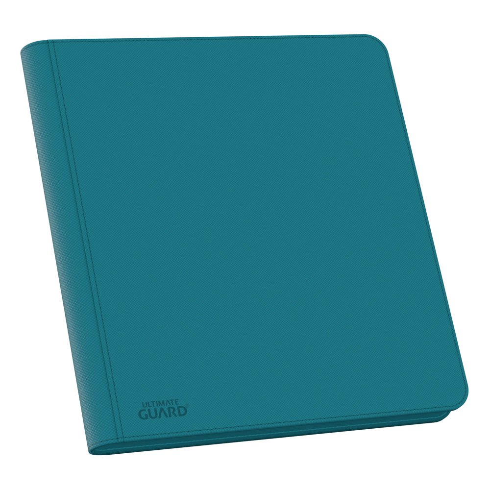 Ultimate Guard Zipfolio 480 - 24-Pocket Xenoskin (Quadrow) - Petrol Blue - Amuzzi