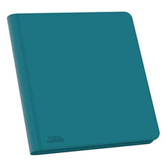 Ultimate Guard Zipfolio 480 - 24-Pocket Xenoskin (Quadrow) - Petrol Blue - Amuzzi