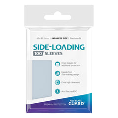 Ultimate Guard Precise-Fit Sleeves Japanese Size (100) - Side-Loading 4056133001236