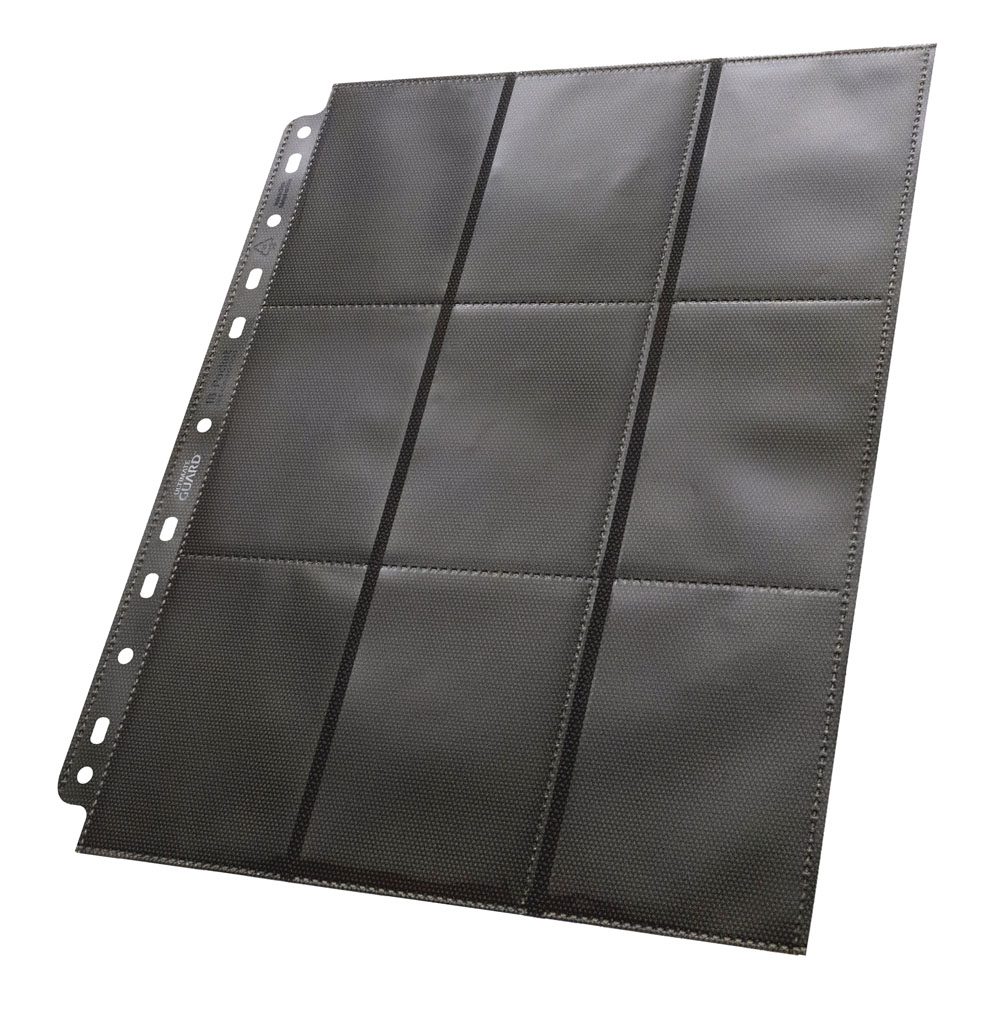 Ultimate Guard 18-Pocket Pages Side-Loading (50) - Black 4056133001366