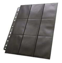 Ultimate Guard 18-Pocket Pages Side-Loading (50) - Black 4056133001366