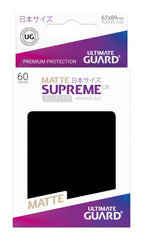 Ultimate Guard Supreme UX Sleeves Japanese Size Matte Black (60) 4056133003537