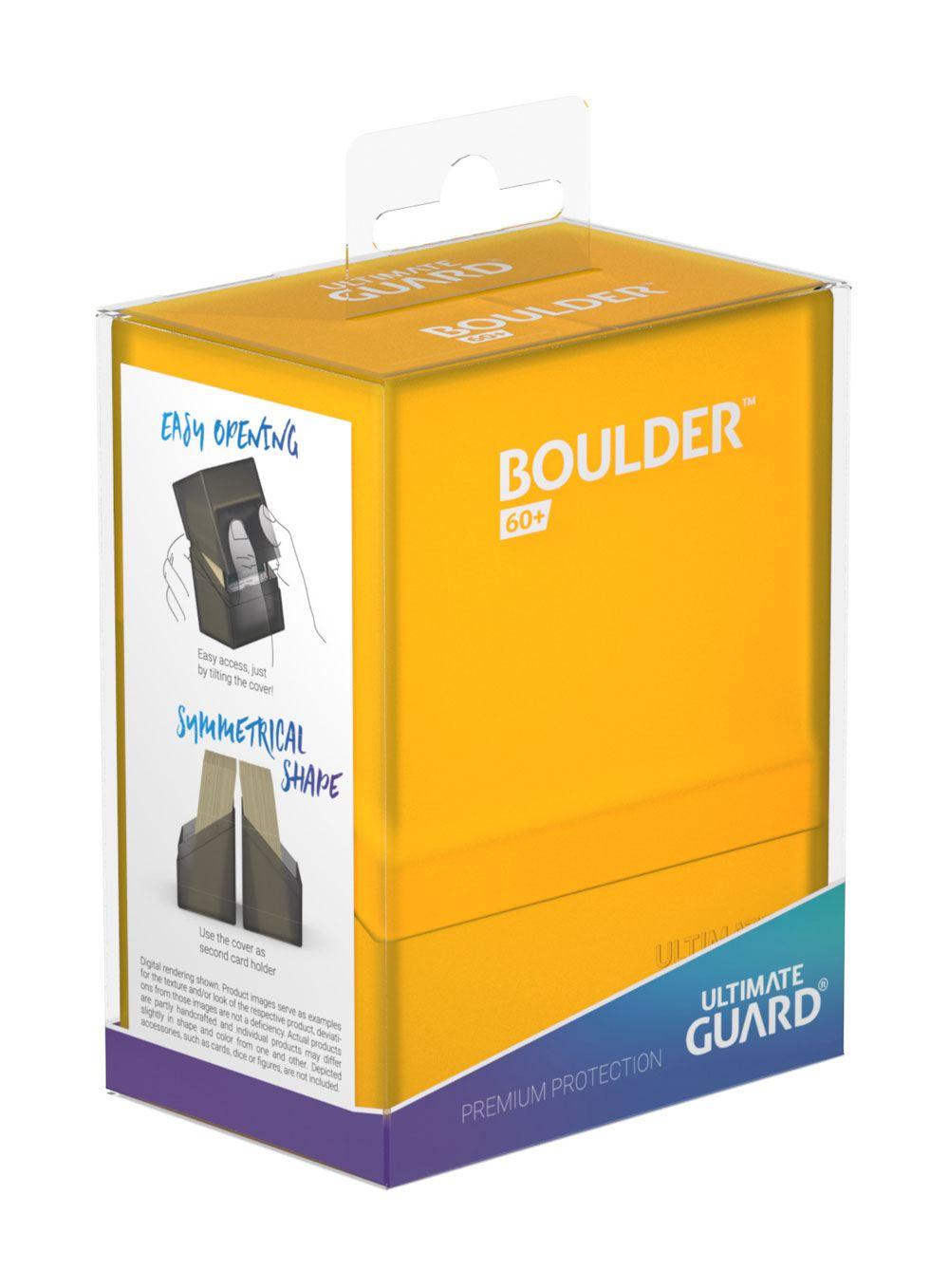 Ultimate Guard Boulder Deck Case 60+ Standard Size Amber 4056133011358