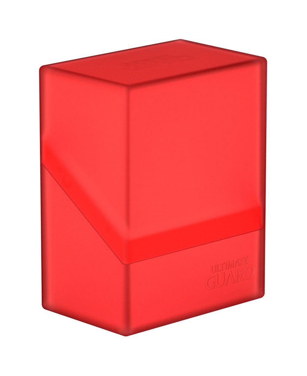 Ultimate Guard Boulder Deck Case 60+ Standard Size Ruby - Amuzzi