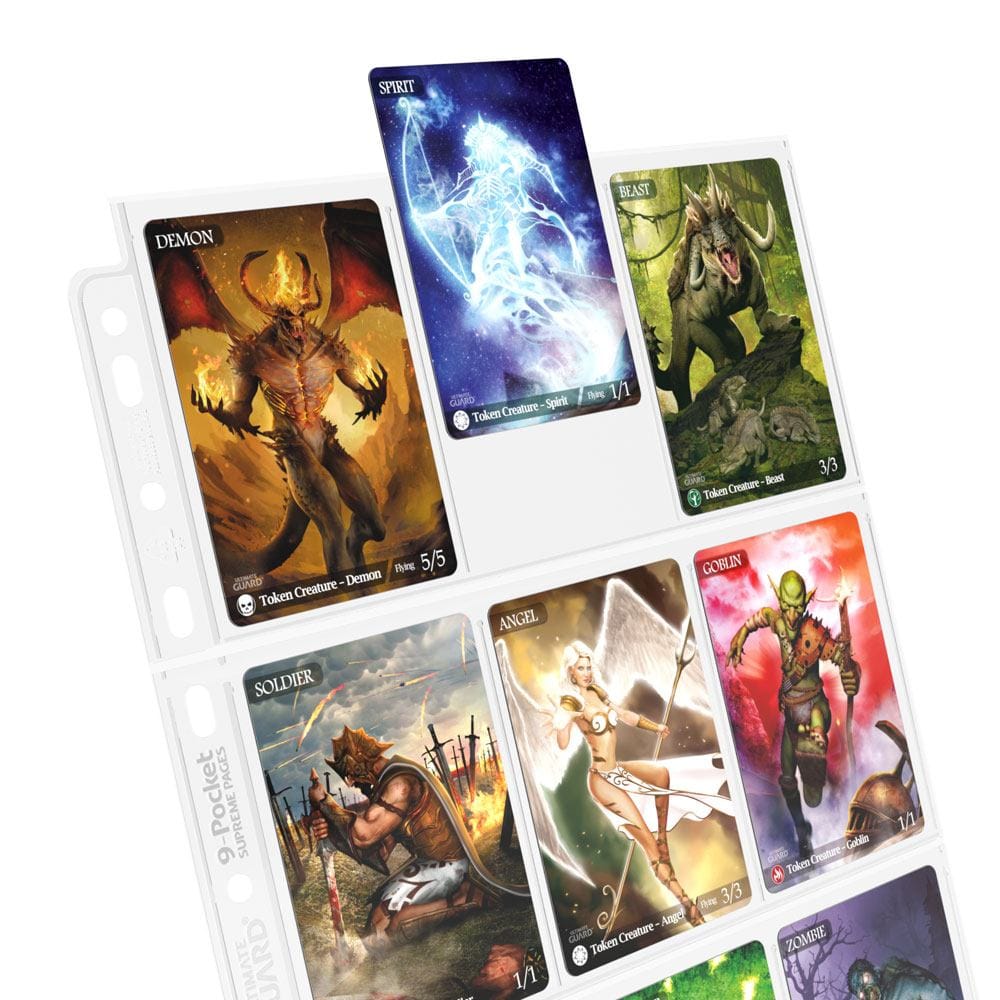 Ultimate Guard 9-Pocket Pages Top-Loading (100) - Transparent 4056133011518