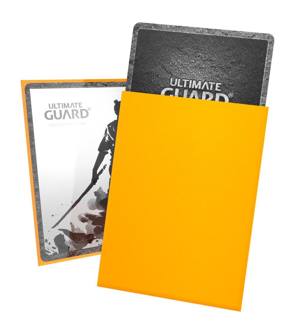 Ultimate Guard Katana Sleeves Standard Size (100) - Yellow 4056133011662