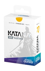 Ultimate Guard Katana Sleeves Standard Size (100) - Yellow 4056133011662