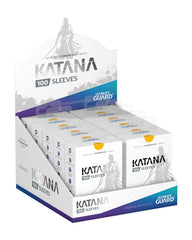 Ultimate Guard Katana Sleeves Standard Size (100) - Yellow 4056133011662