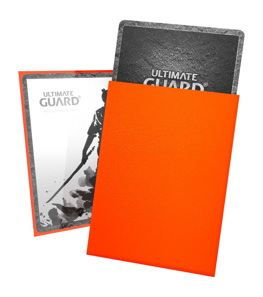 Ultimate Guard Katana Sleeves Standard Size (100) - Orange 4056133011679