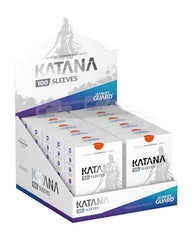 Ultimate Guard Katana Sleeves Standard Size (100) - Orange 4056133011679