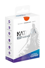 Ultimate Guard Katana Sleeves Standard Size (100) - Orange 4056133011679