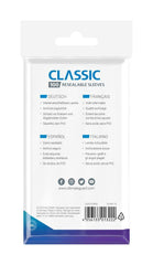 Ultimate Guard Classic Sleeves Resealable Standard Size Transparent (100) - Amuzzi