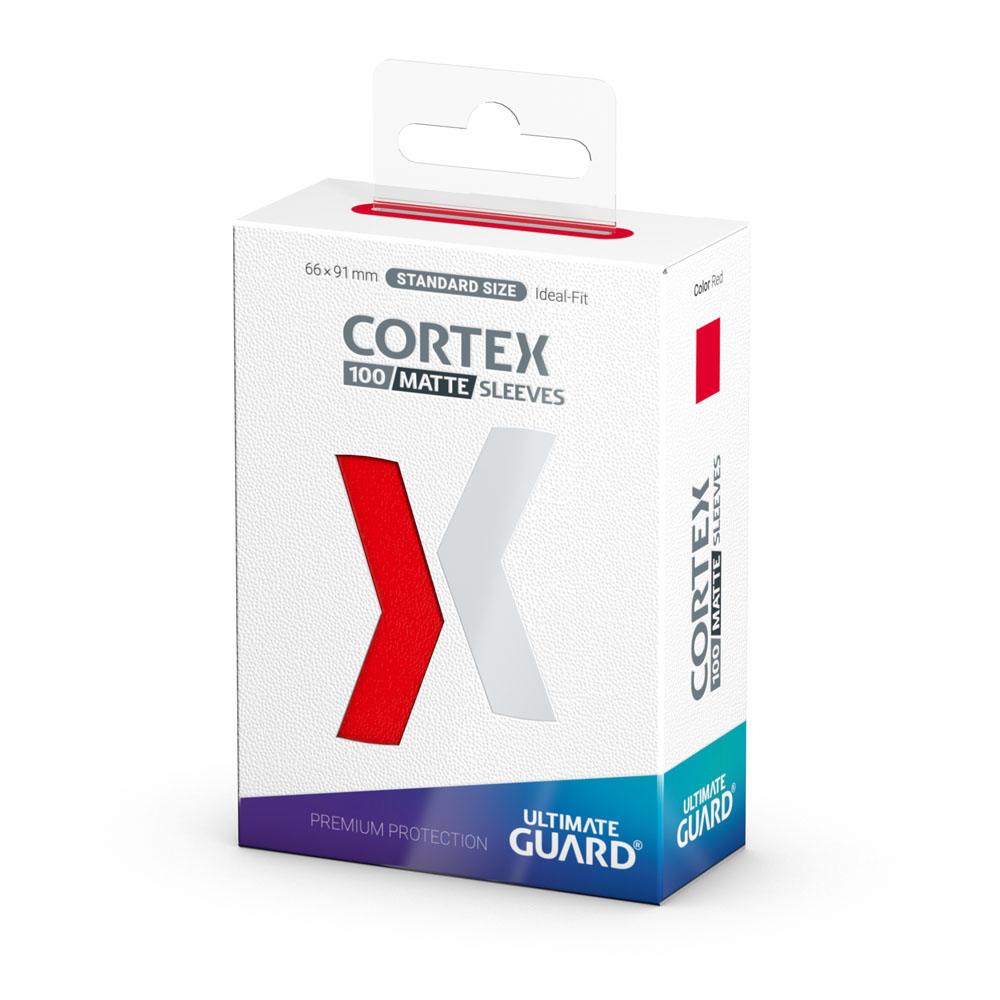 Ultimate Guard Cortex Sleeves Matte Standard Size (100) - Red 4056133018616