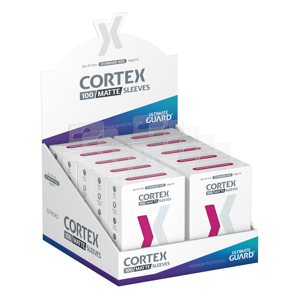 Ultimate Guard Cortex Sleeves Matte Standard Size (100) - Pink 4056133018760