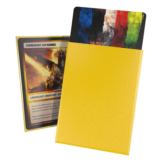 Ultimate Guard Cortex Sleeves Standard Size Matte Yellow (100) 4056133018791