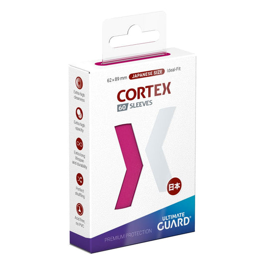 Ultimate Guard Cortex Sleeves Japanese Size Pink (60) 4056133019361