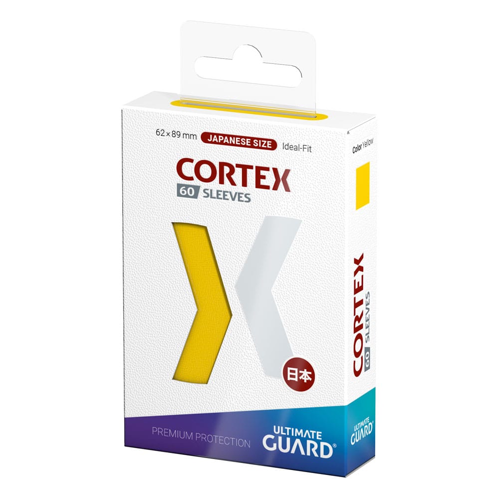 Ultimate Guard Cortex Sleeves Japanese Size Yellow (60) 4056133019392