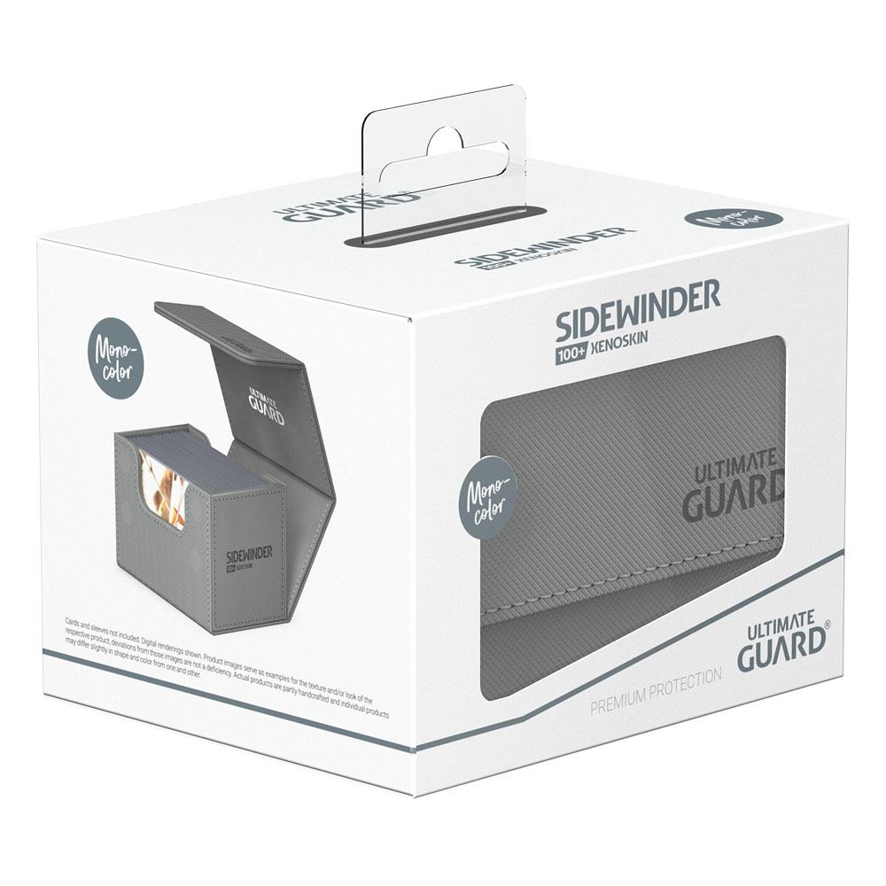 Ultimate Guard Sidewinder 100+ Xenoskin Monocolor Grey - Amuzzi