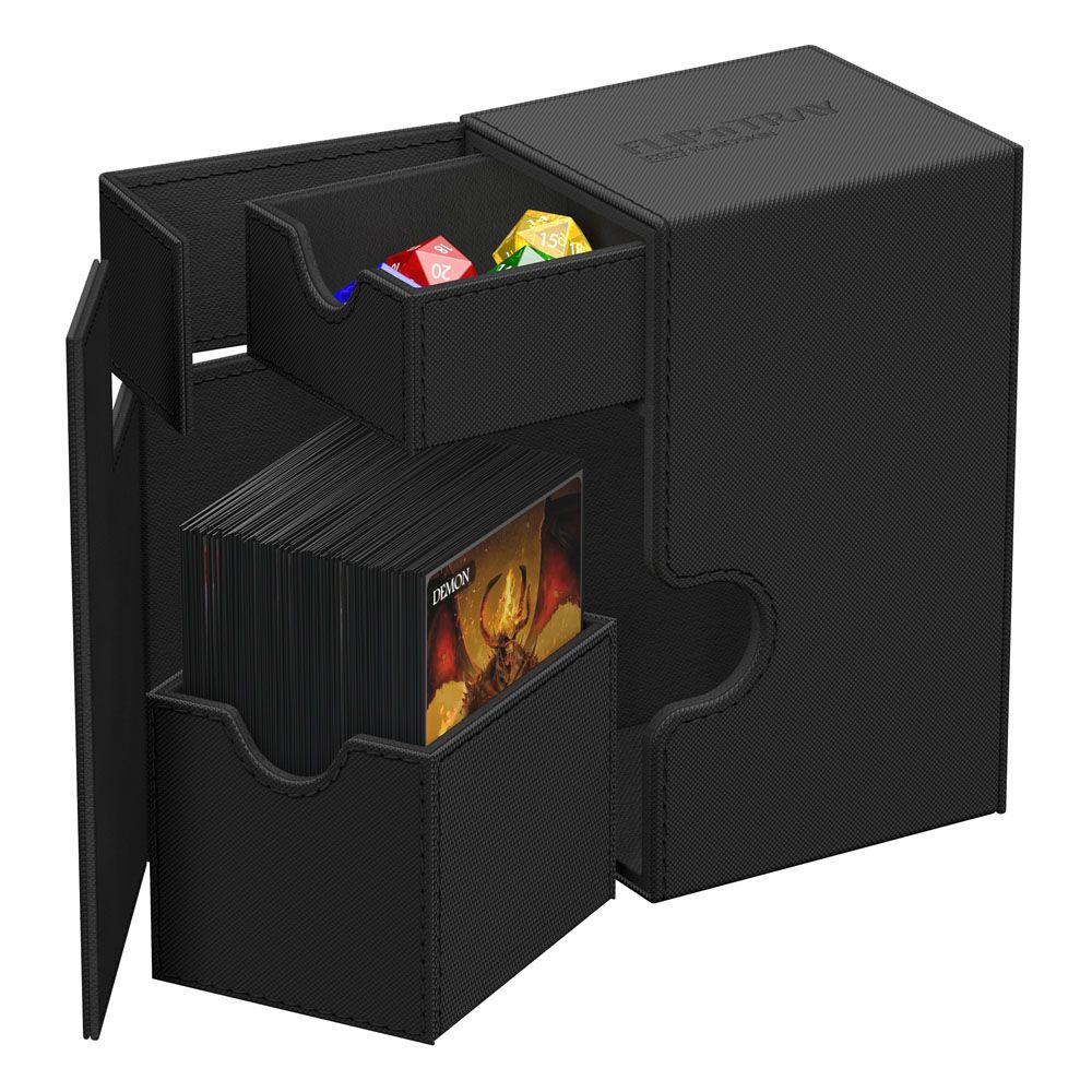 Ultimate Guard Flip'n'Tray 80+  Xenoskin - Black 4056133021548