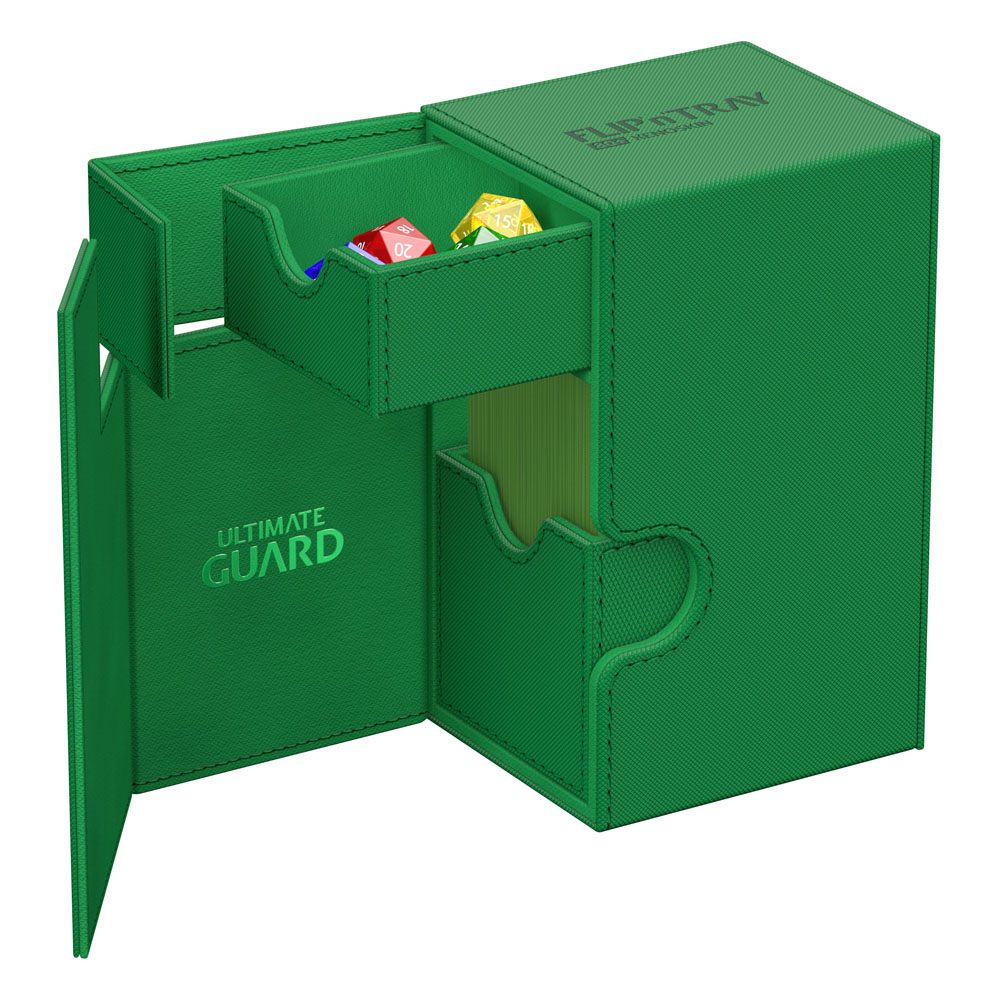 Ultimate Guard Flip'n'Tray 80+  Xenoskin - Green 4056133021623