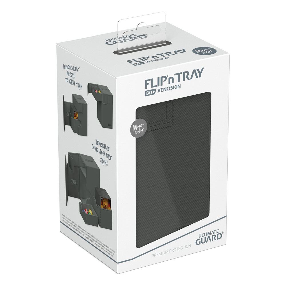 Ultimate Guard Flip'n'Tray 80+  Xenoskin - Grey 4056133021685