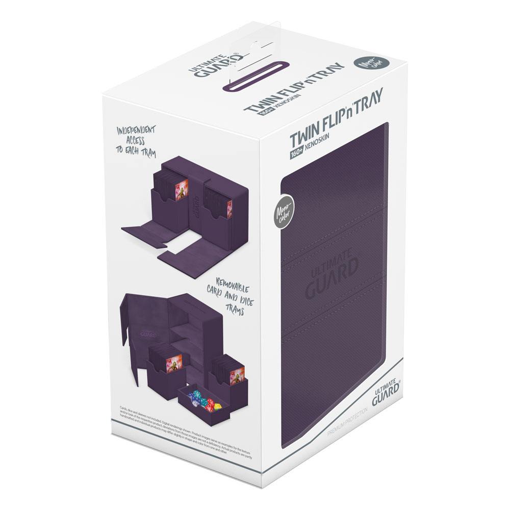 Ultimate Guard Twin Flip'n'Tray 160+ Xenoskin - Purple 4056133021982