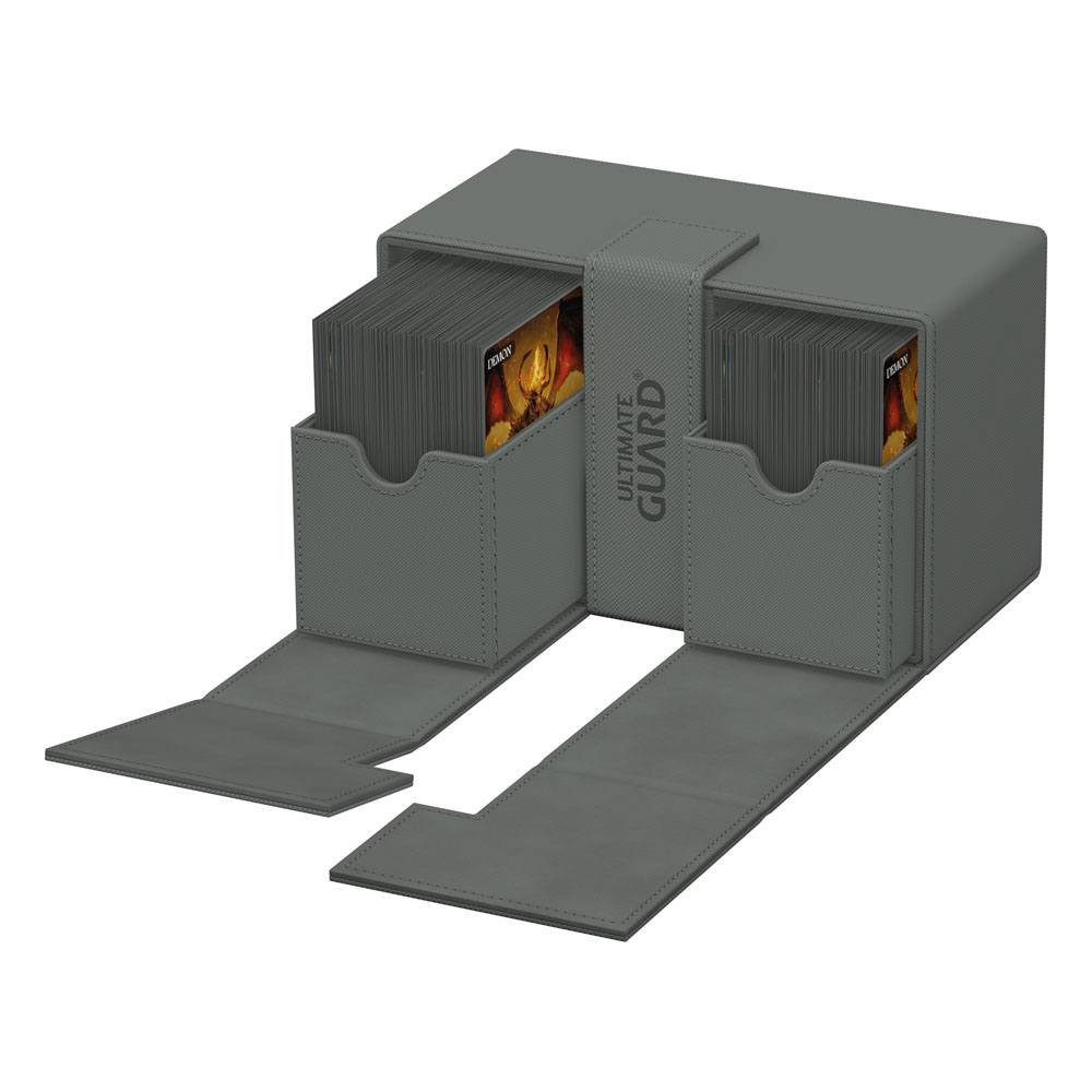 Ultimate Guard Twin Flip'n'Tray 160+ Xenoskin - Grey 4056133022002