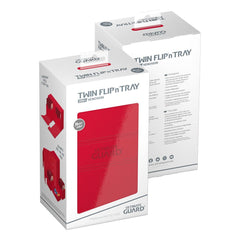 Ultimate Guard Twin Flip'n'Tray 200+ Xenoskin - Red 4056133022064