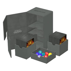 Ultimate Guard Twin Flip'n'Tray 200+ Xenoskin - Grey 4056133022163