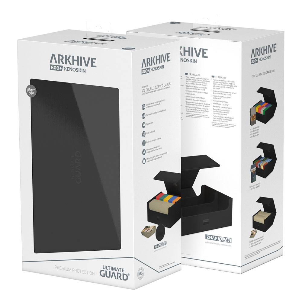 Ultimate Guard Arkhive 800+ Xenoskin -  Black 4056133022286